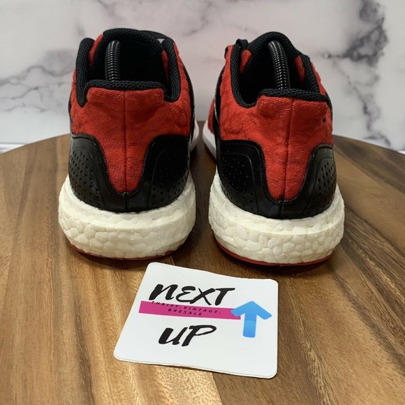 Adidas Solar Boost Red Running Sneakers Men’s size 11 Comfort Athletic Shoes - Picture 4 of 9